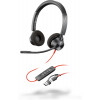 POLY Auriculars estèreo Blackwire 3320 USB-C + Adaptador USB-C/A